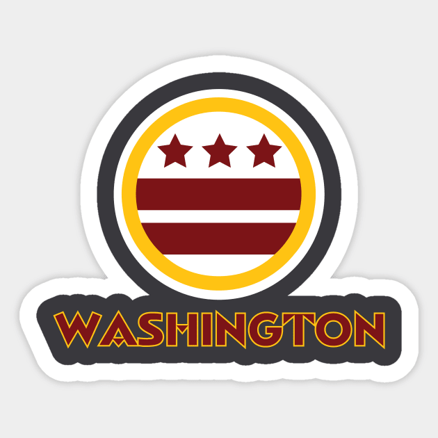 The Washington Football Team 3 Sticker by WFPDesigns